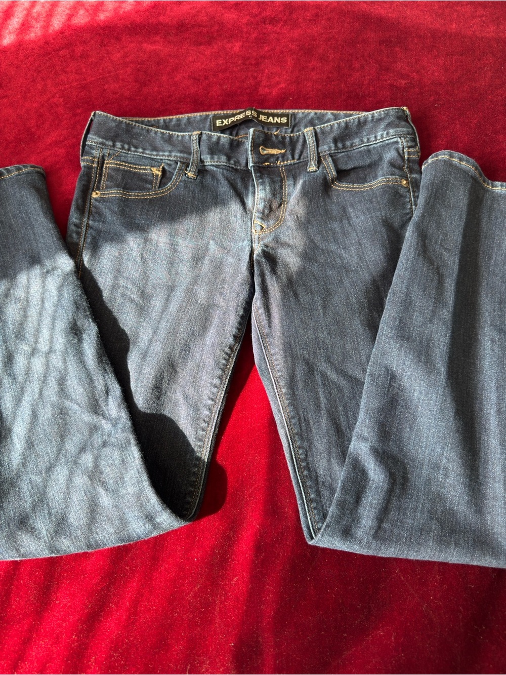 Express Dark Blue Women's Jeans - Classic Fit Sz 2